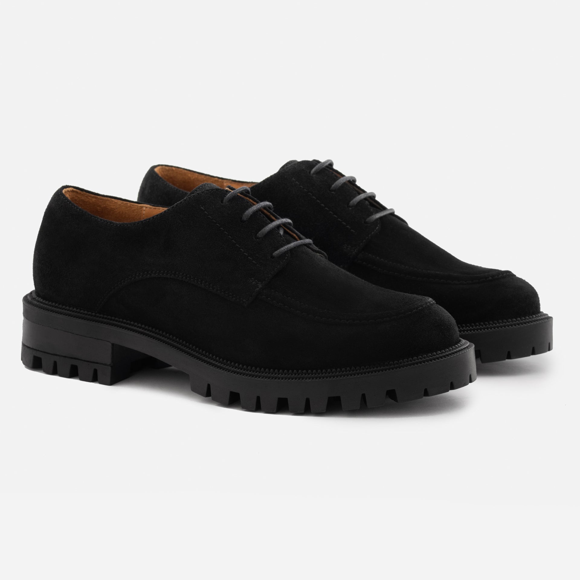 Emma Derby - Water Repellent Suede