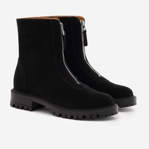 Jenna Zip Up Boots - Women's  Water-Repellent Suede