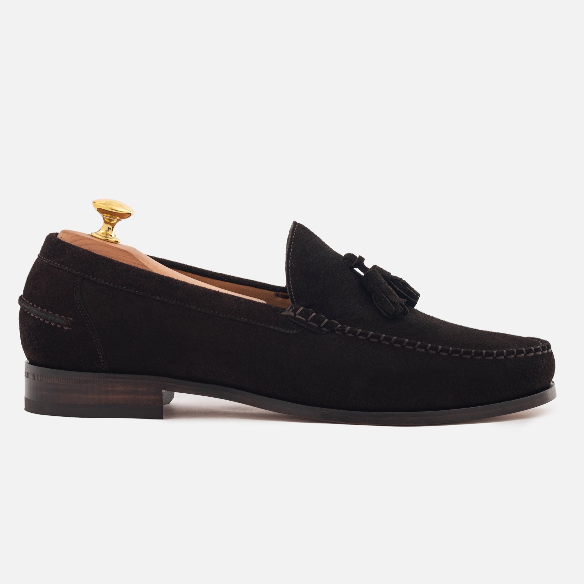 Lewis Tassel Loafer - Men's Water-Repellent Suede - Image 2