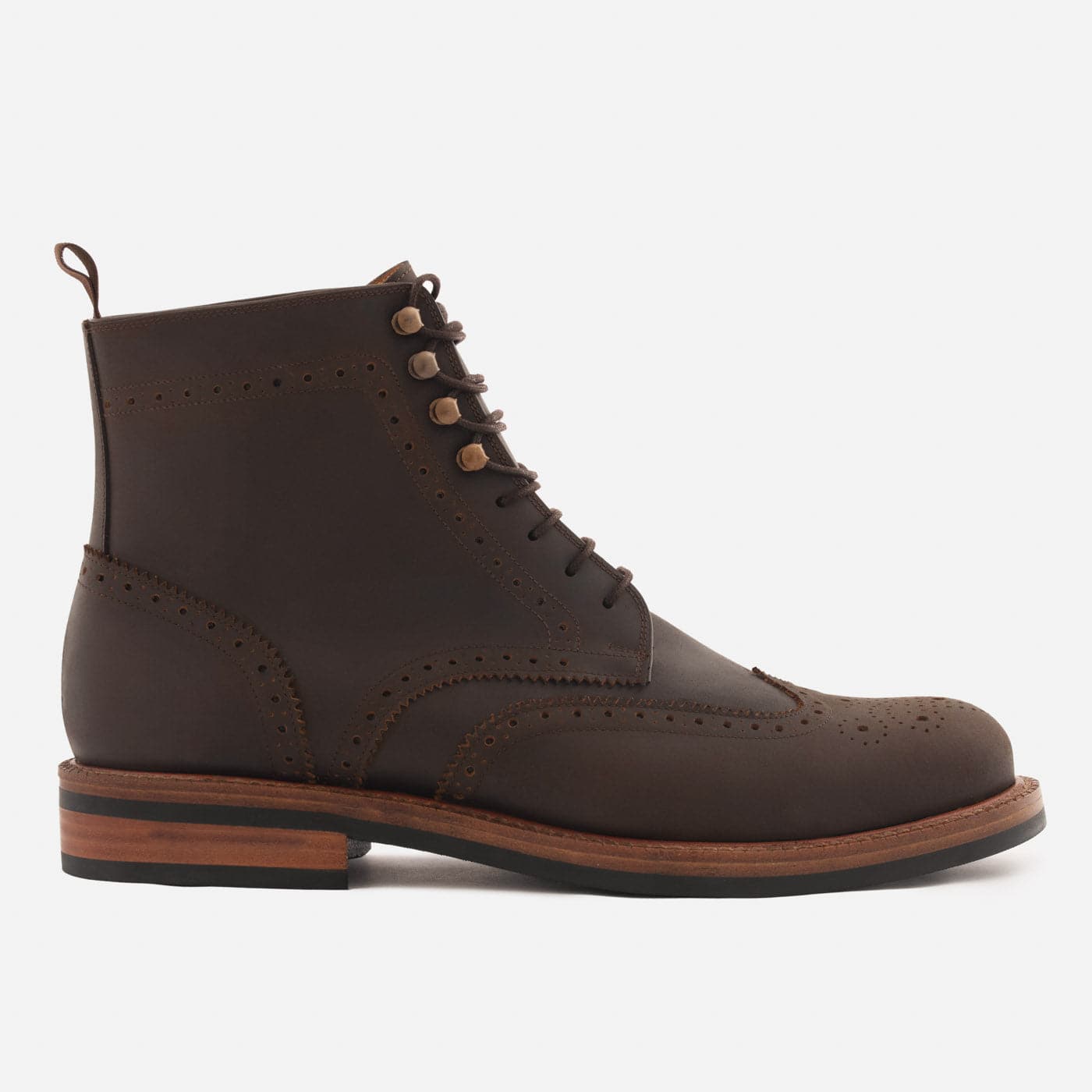 Nolan Brogue Boots - Pull-Up - Men's - Image 17