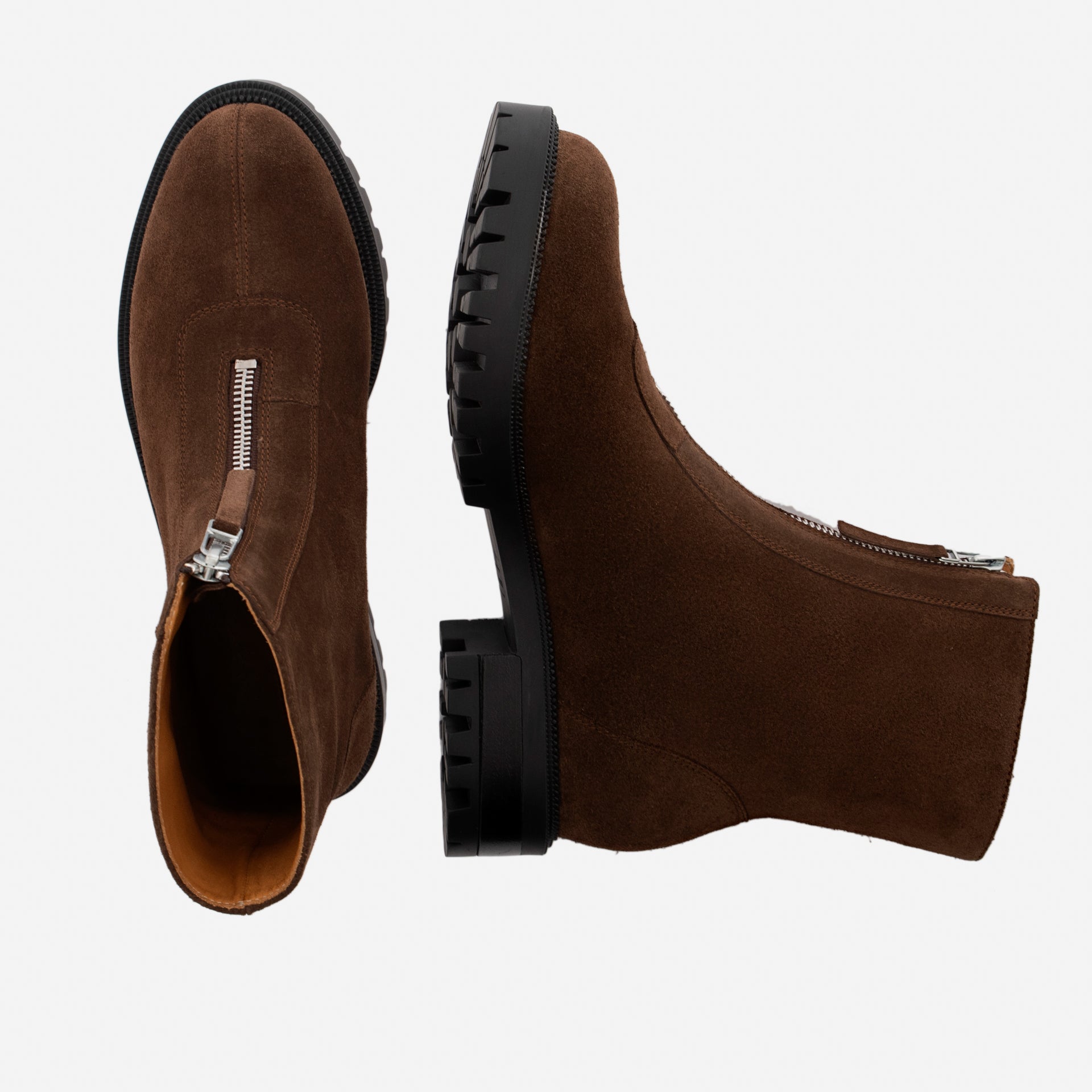 Jenna Zip Up Boots - Women's  Water-Repellent Suede - Image 9
