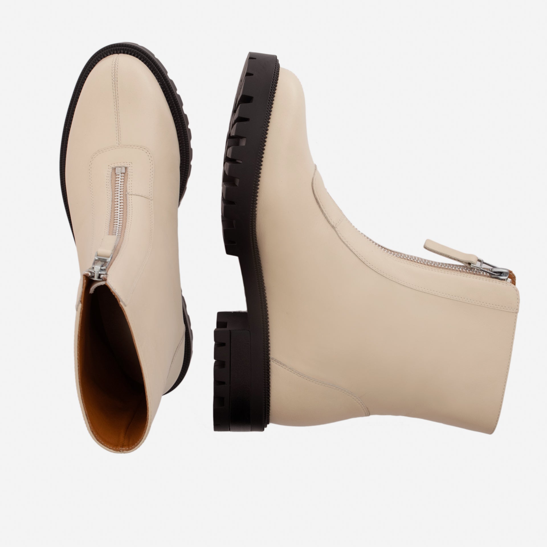 Jenna Zip Up Boots - Women's  Full-Grain Leather - Image 9
